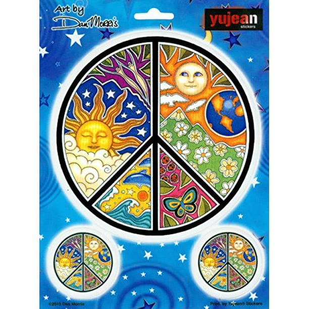 Sun Celestial Vinyl Sticker Decal by Dan Morris